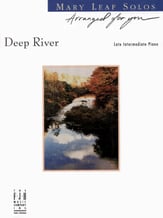 Deep River piano sheet music cover